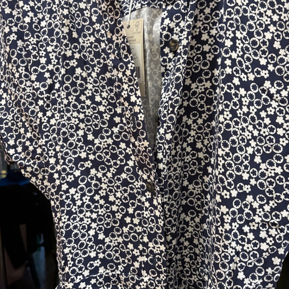 BODEN NEW WITH TAGS NAVY AND WHITE JUMPSUIT 14T_5